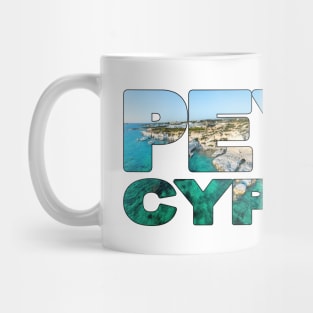 PEYIA - Cyprus White Rocky Cliffs West Coast Mug